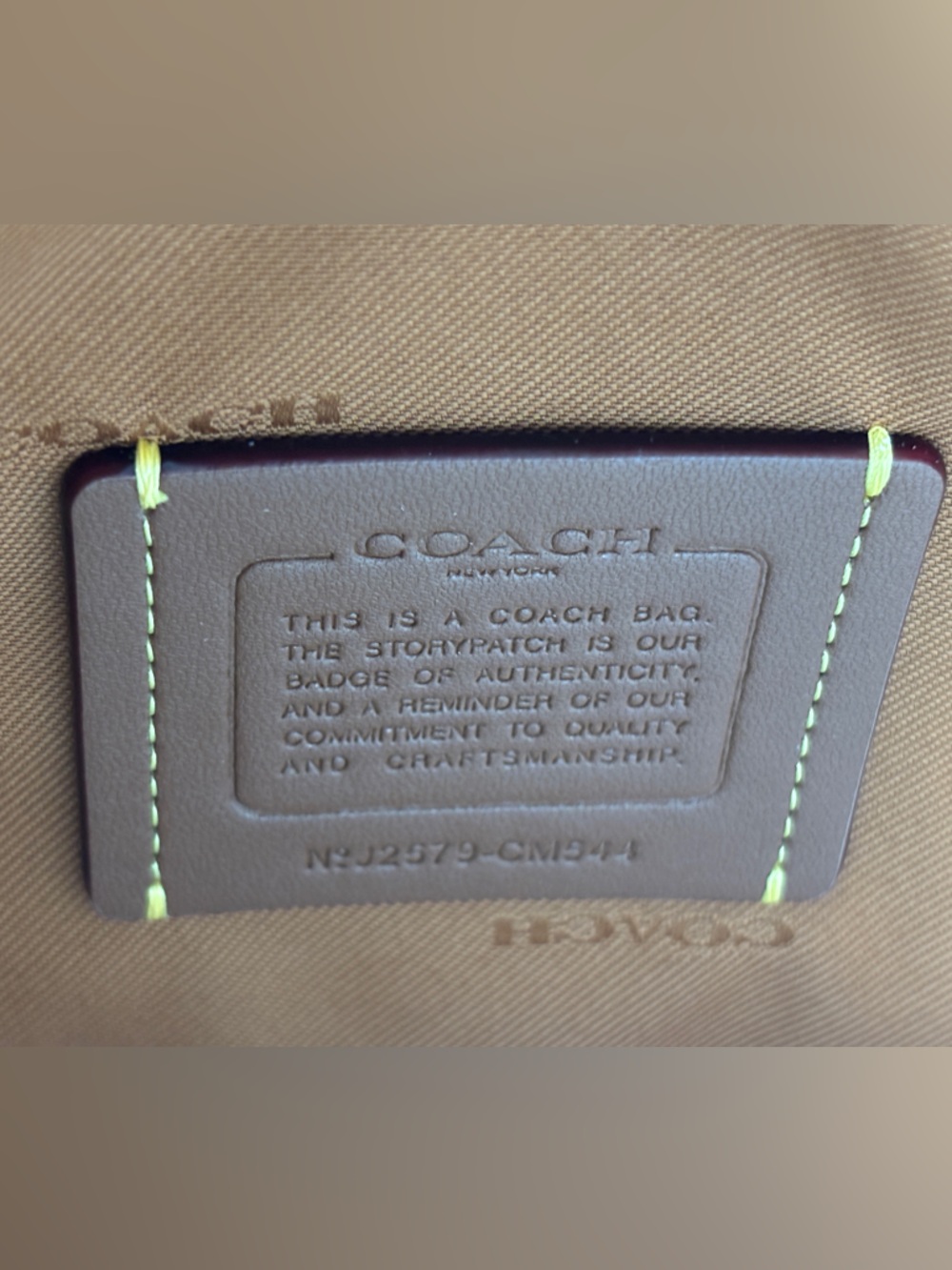 New Coach Lana Leather Shoulder Bag Ash Gray - Picture 15 of 16